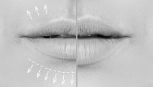 Lèvres pulpeuses plus de volume